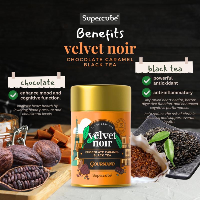 Chocolate Caramel Black Tea - Velvet Noir